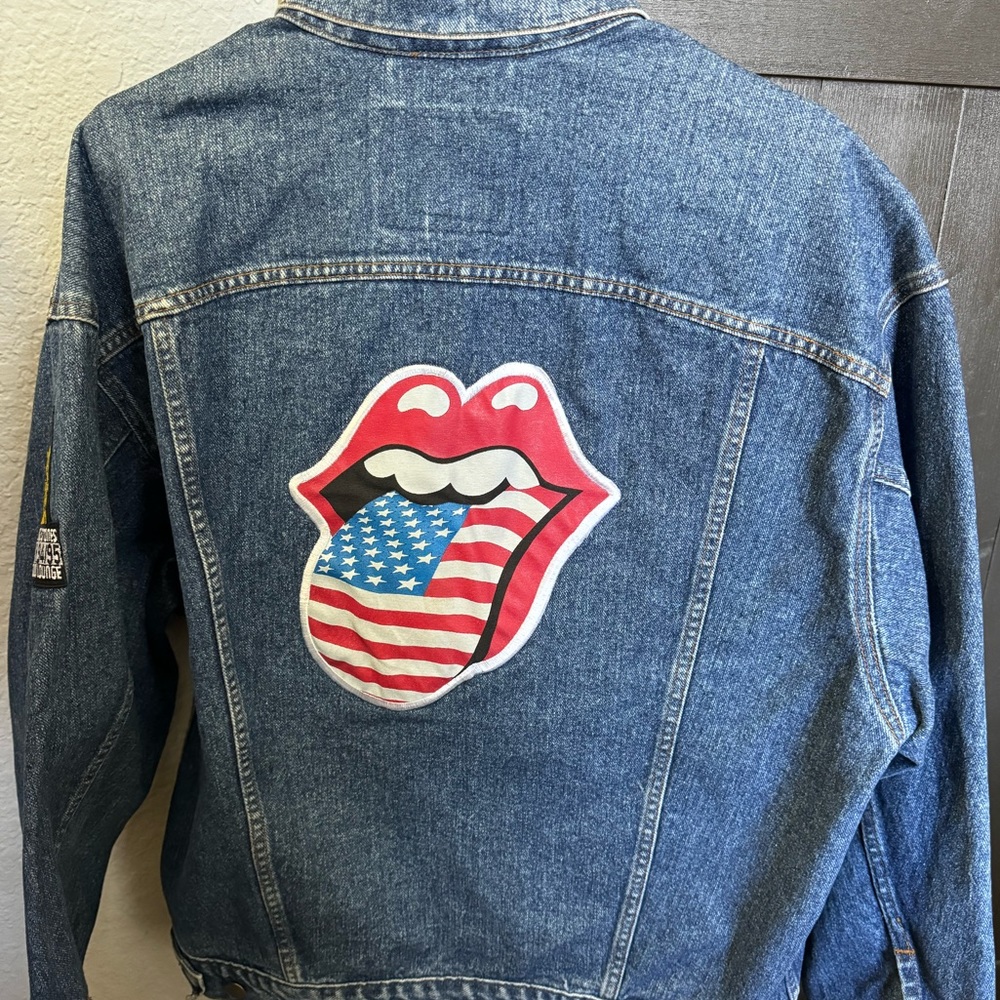 The Rolling Stones Tour 94/95 Vintage Jean Jacket with Patches